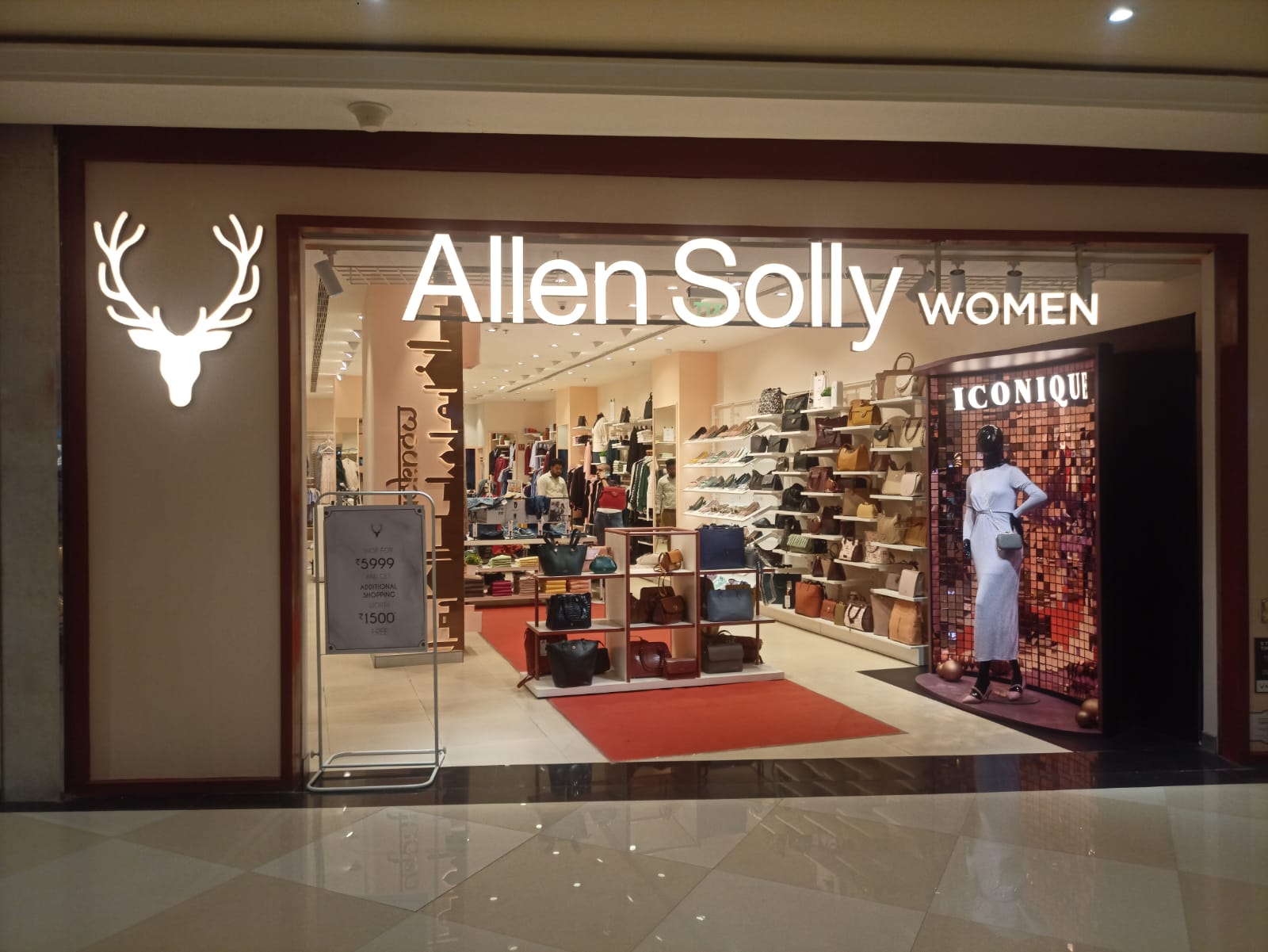 Allen Solly Women's Regular Work Utility Pants (AHTFCRGFX46141_Black