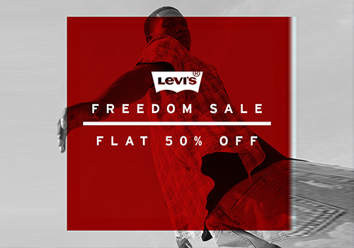 levi's flat 50 off