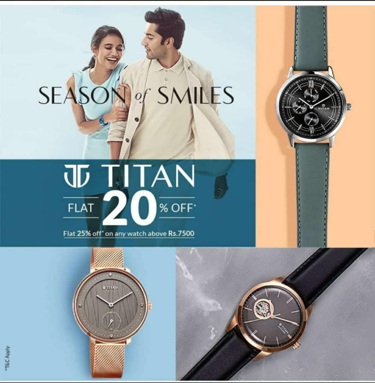 Titan sale watch discount