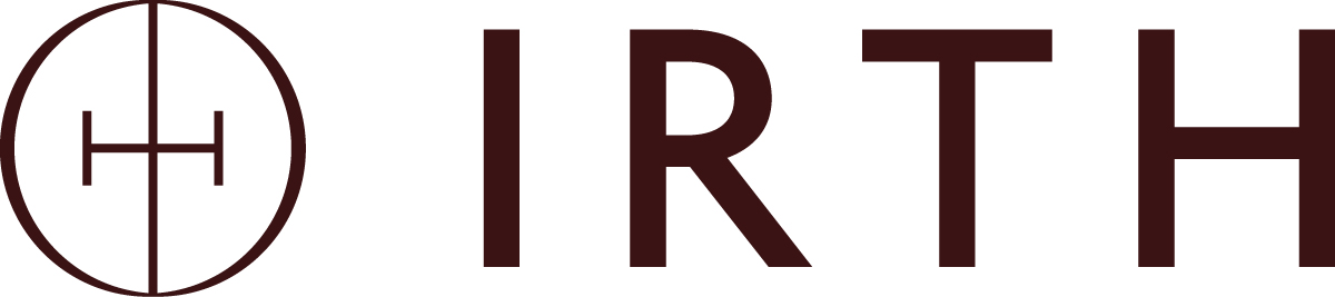 IRTH brand logo for premium handbags and fashion accessories
