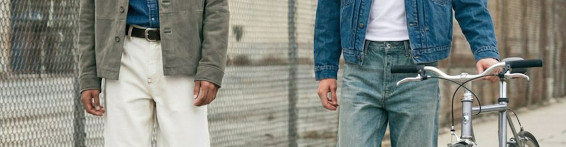 Jack & Jones desktop banner highlighting modern menswear and casual fashion collection
