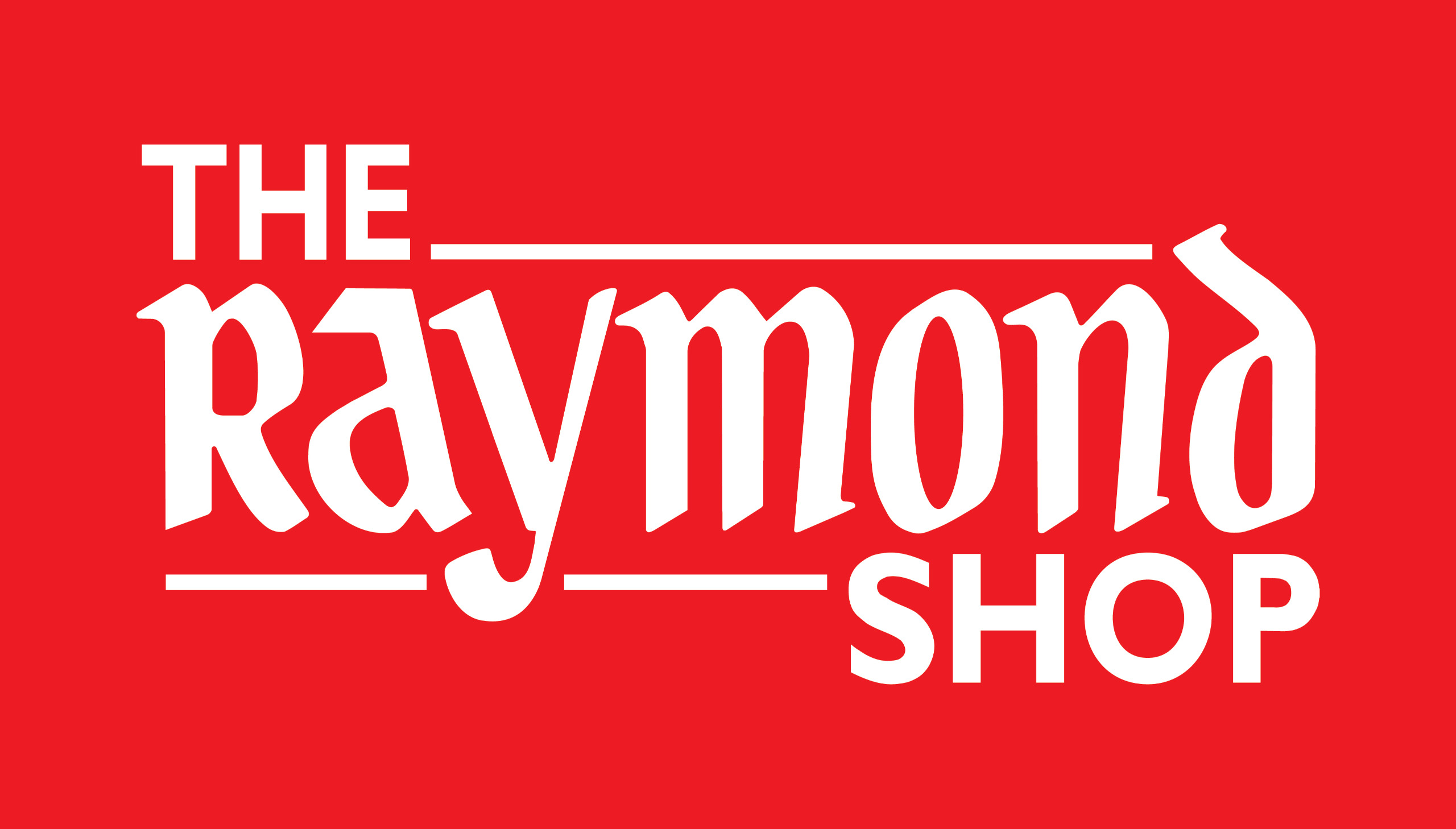 The Raymond Shop brand logo for premium menswear and formal fashion