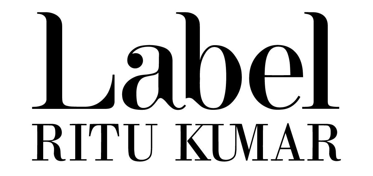 Label Ritu Kumar brand logo for designer ethnic wear and contemporary fashion