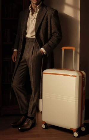 Safari travel store image featuring stylish suitcases, backpacks and travel gear