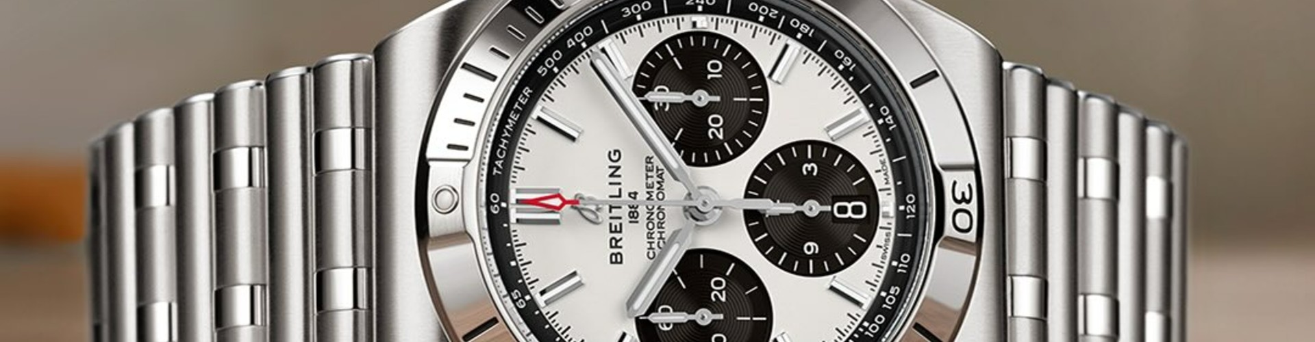 Ethos desktop banner highlighting premium watches and luxury timepiece collection