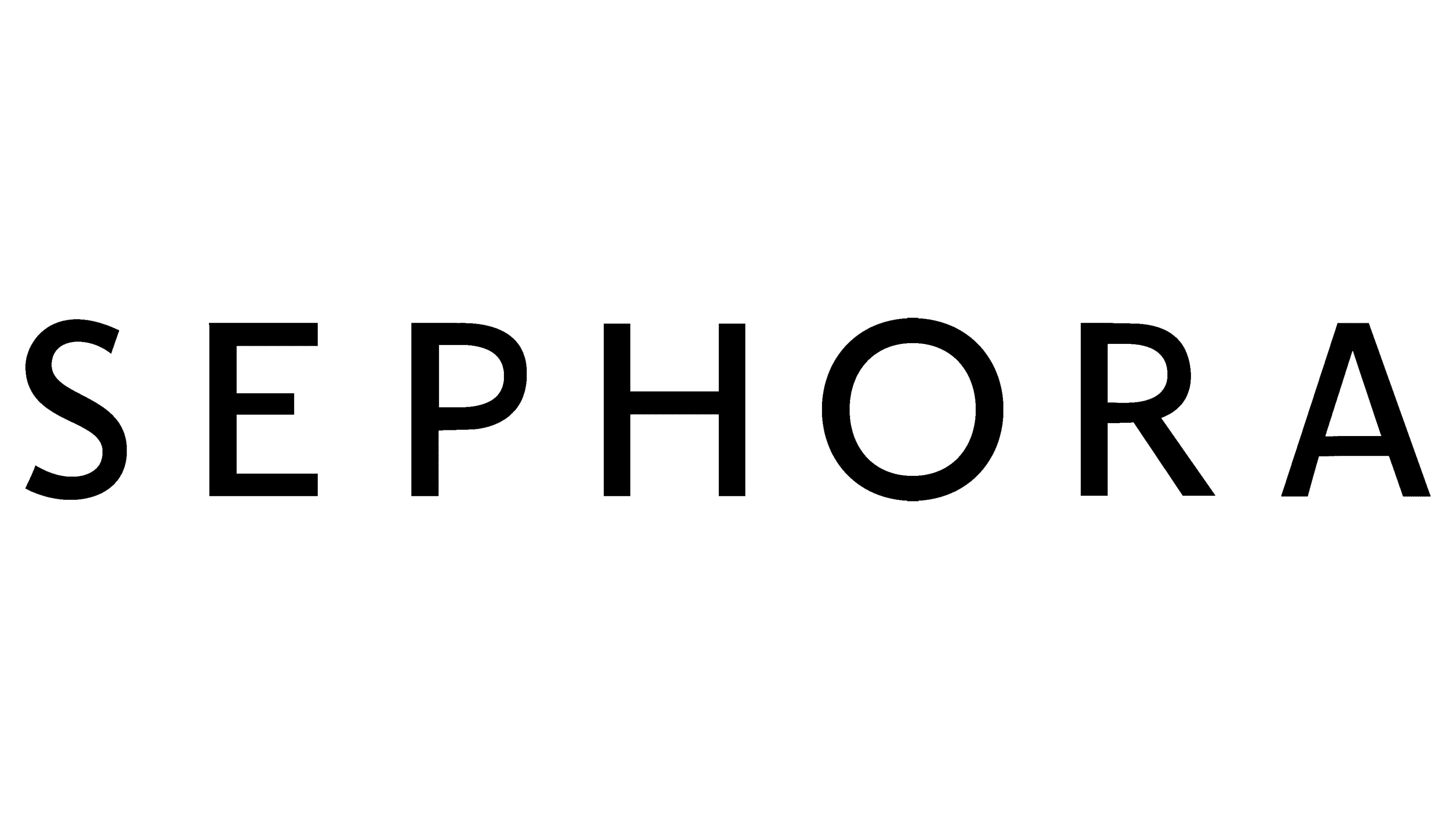 Sephora brand logo for beauty, makeup and skincare products