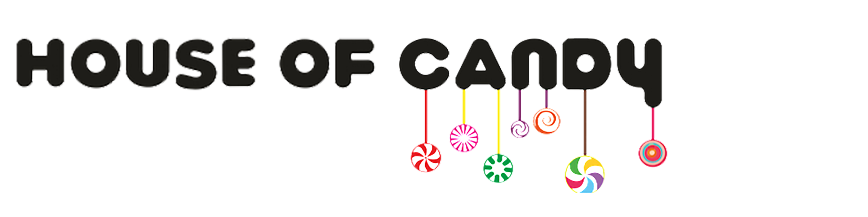 House of Candy brand logo for candies, sweets and confectionery treats