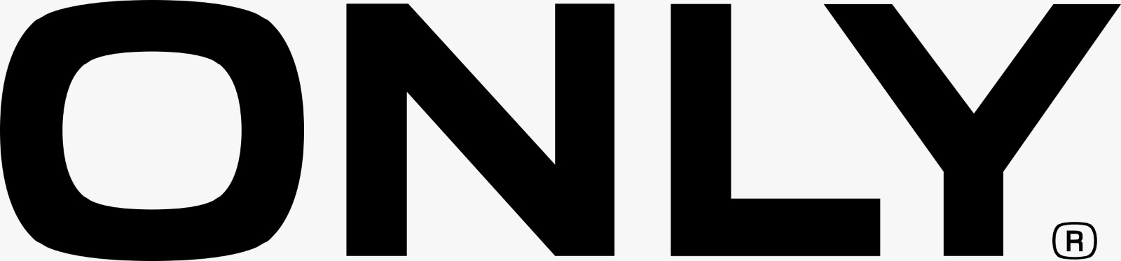 ONLY brand logo for trendy women’s fashion and lifestyle apparel