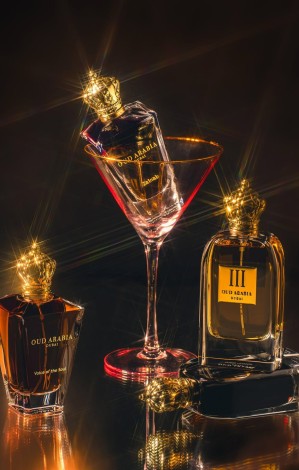 Oud Arabia perfume store image featuring elegant oud scents and fragrance products