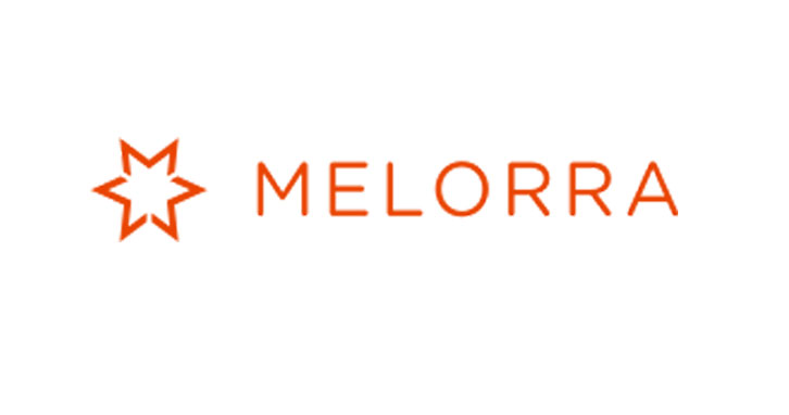 Melorra brand logo for contemporary jewellery and everyday luxury accessories