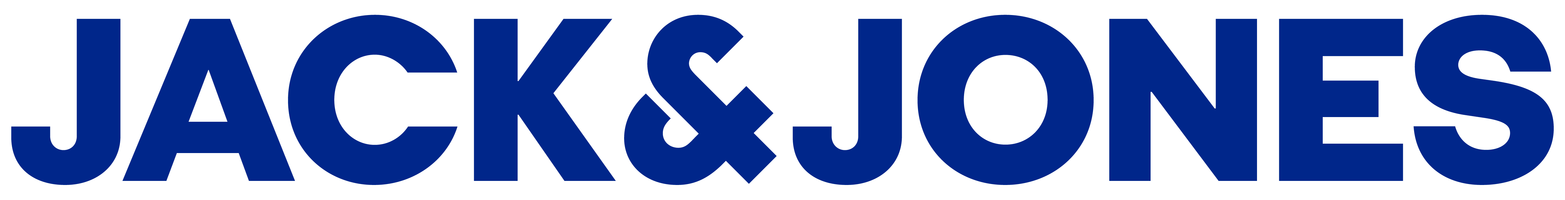 Jack & Jones brand logo for menswear and contemporary casual fashion