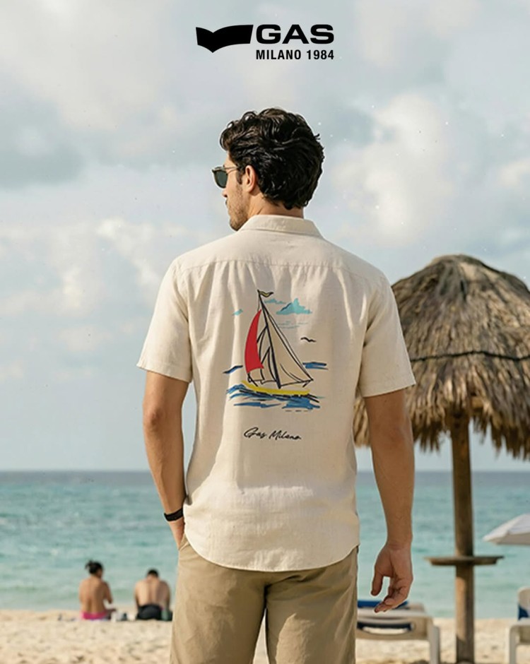 GAS mobile banner showcasing trendy jeans and casual fashion essentials collection