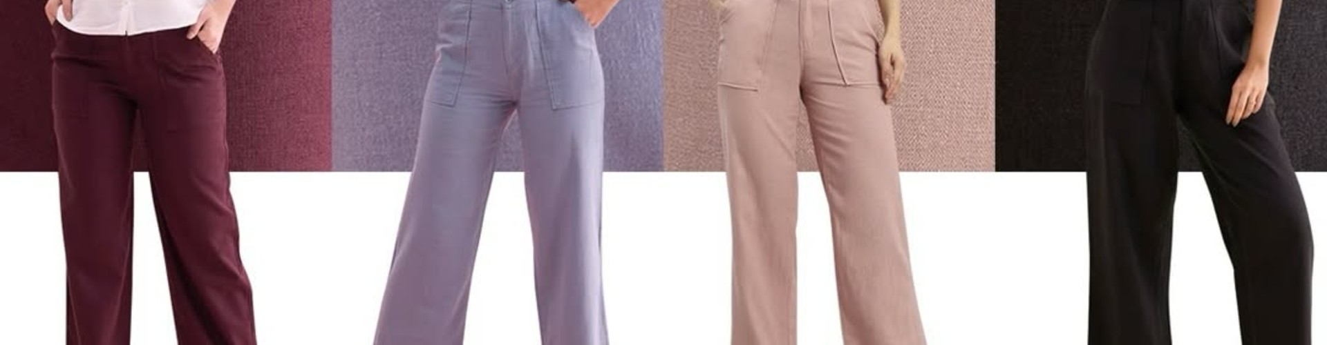 Go Colors desktop banner highlighting women’s bottom wear and casual fashion collection