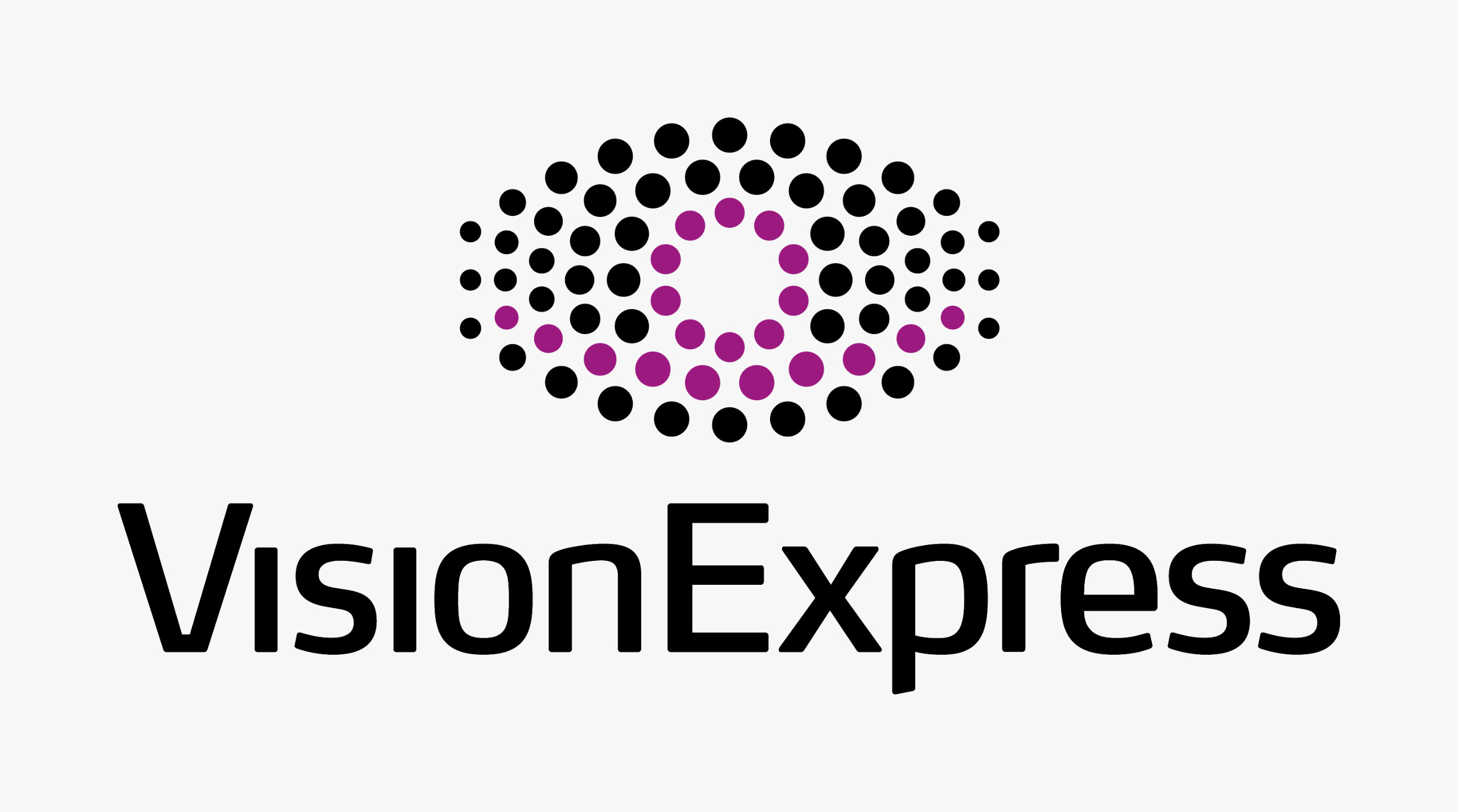 Vision Express brand logo for eyewear, sunglasses and eye care services