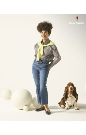 Hush Puppies footwear store image featuring stylish shoes and casual fashion essentials