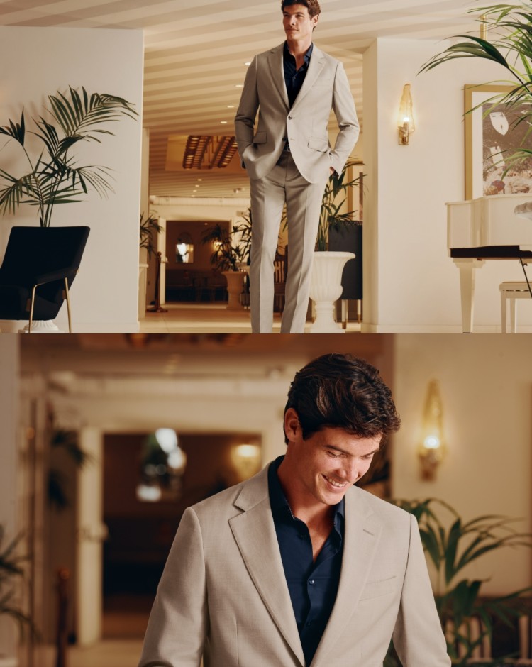 Charles Tyrwhitt mobile banner showcasing stylish shirts, suits and men’s fashion essentials collection