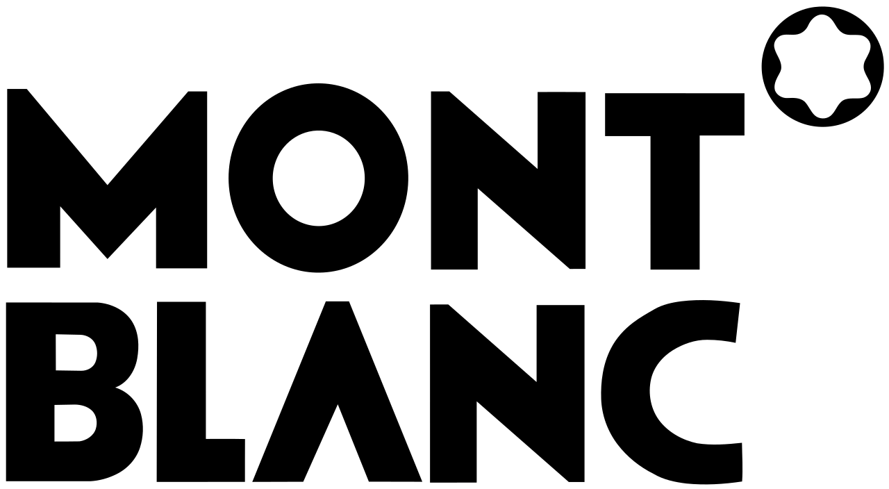 Montblanc brand logo for luxury accessories, watches and premium writing instruments