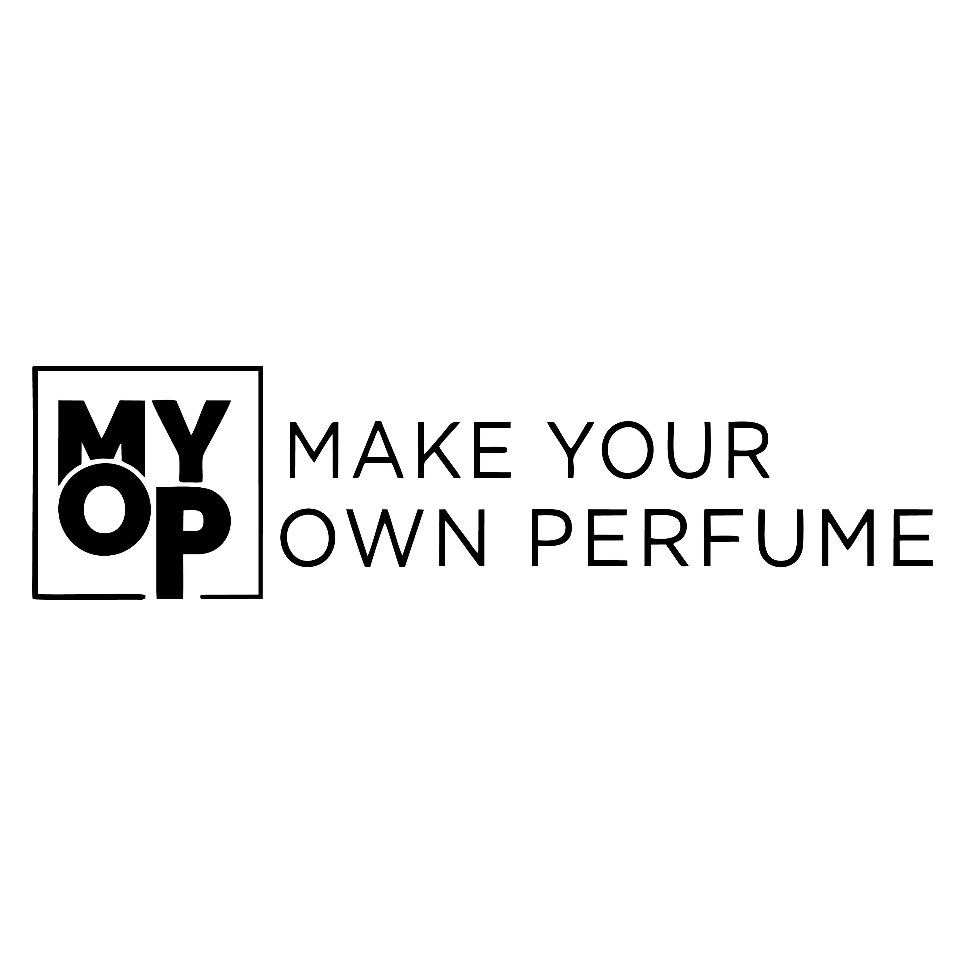 MYOP brand logo for custom perfumes and fragrance experiences