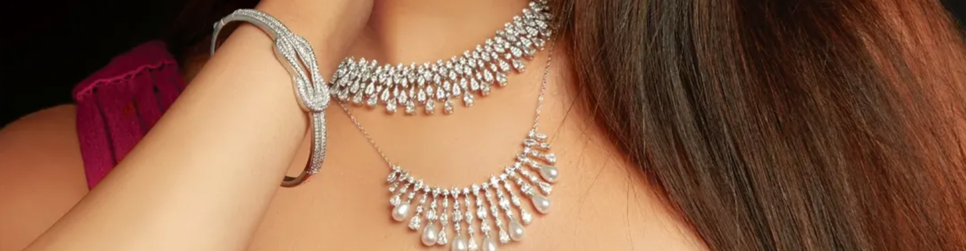 SilvoStyle desktop banner highlighting premium silver jewellery and fashion accessories collection