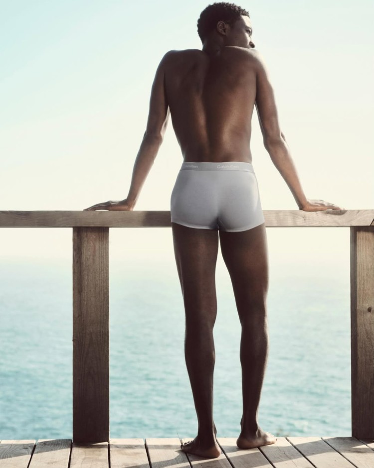 Calvin Klein Underwear mobile banner showcasing stylish innerwear and fashion essentials collection