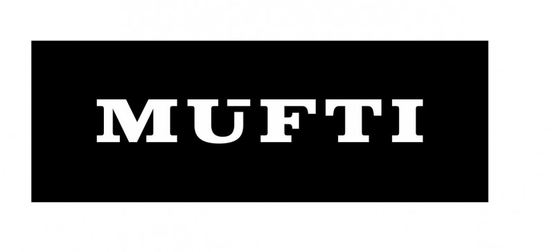 Mufti brand logo for casual menswear and contemporary fashion