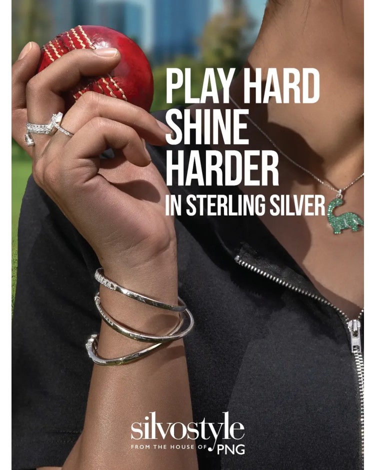 SilvoStyle mobile banner showcasing stylish silver jewellery and elegant accessory collection