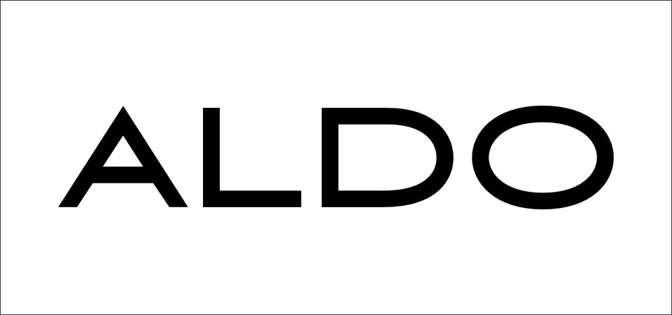 ALDO brand logo for footwear, handbags and fashion accessories