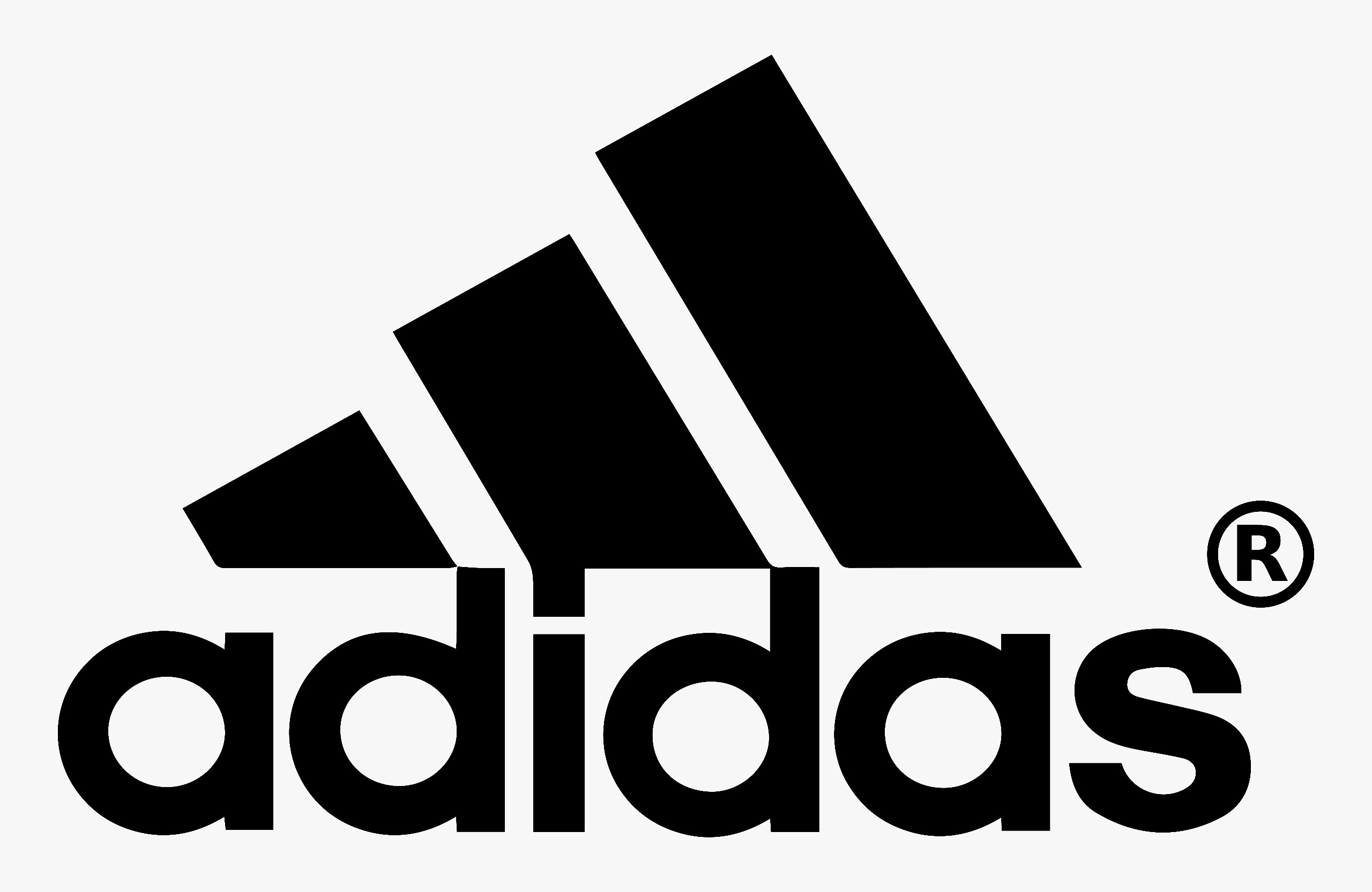 Adidas brand logo for sportswear, sneakers and athletic lifestyle fashion