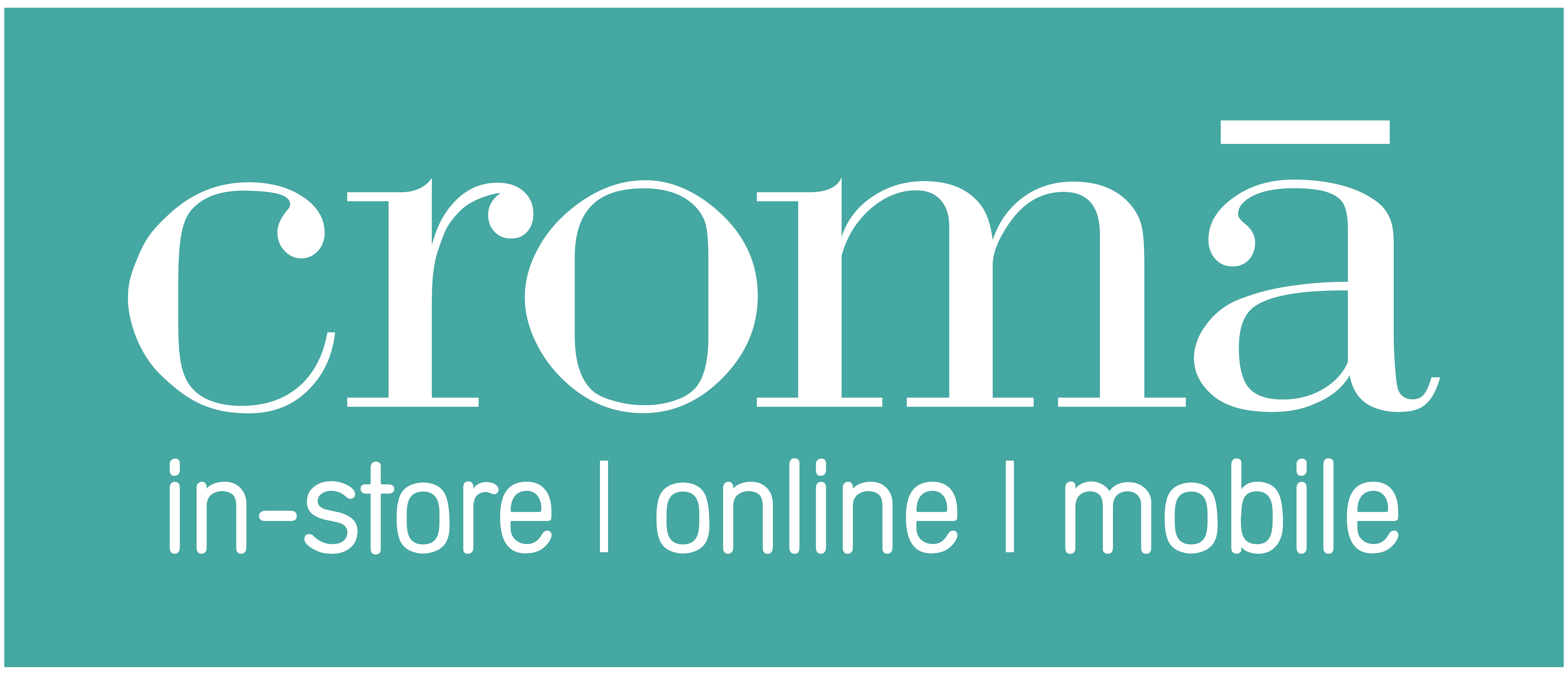 Croma brand logo for electronics, gadgets and home appliances