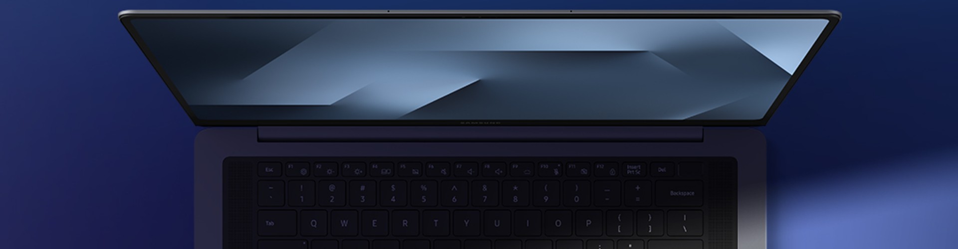 Samsung desktop banner highlighting smart technology and premium electronics collection