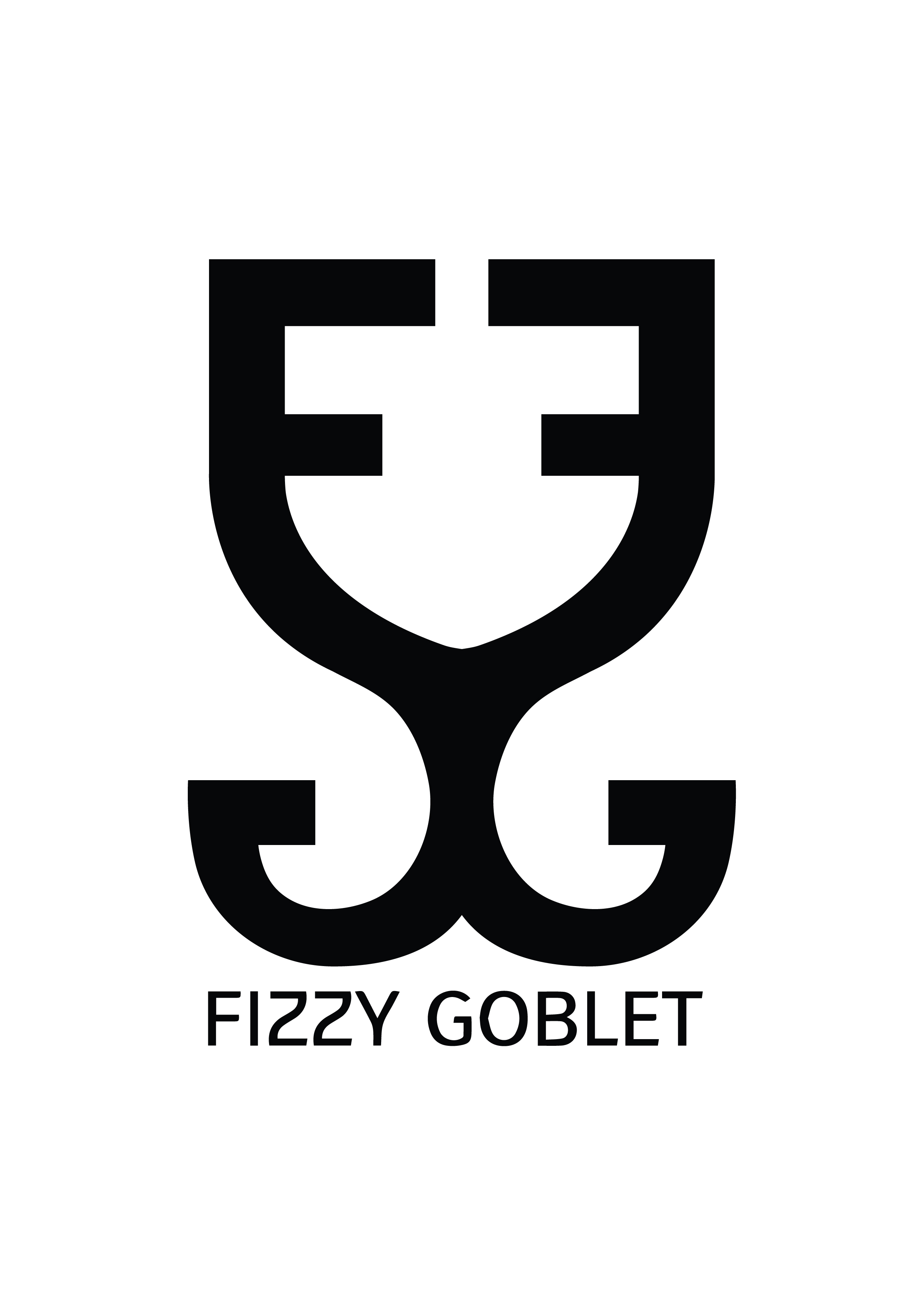 Fizzy Goblet brand logo for designer footwear and ethnic fashion accessories