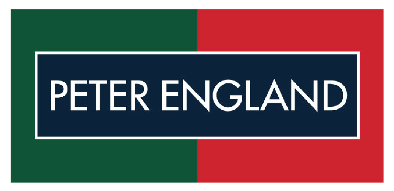 Peter England brand logo for menswear and formal fashion apparel