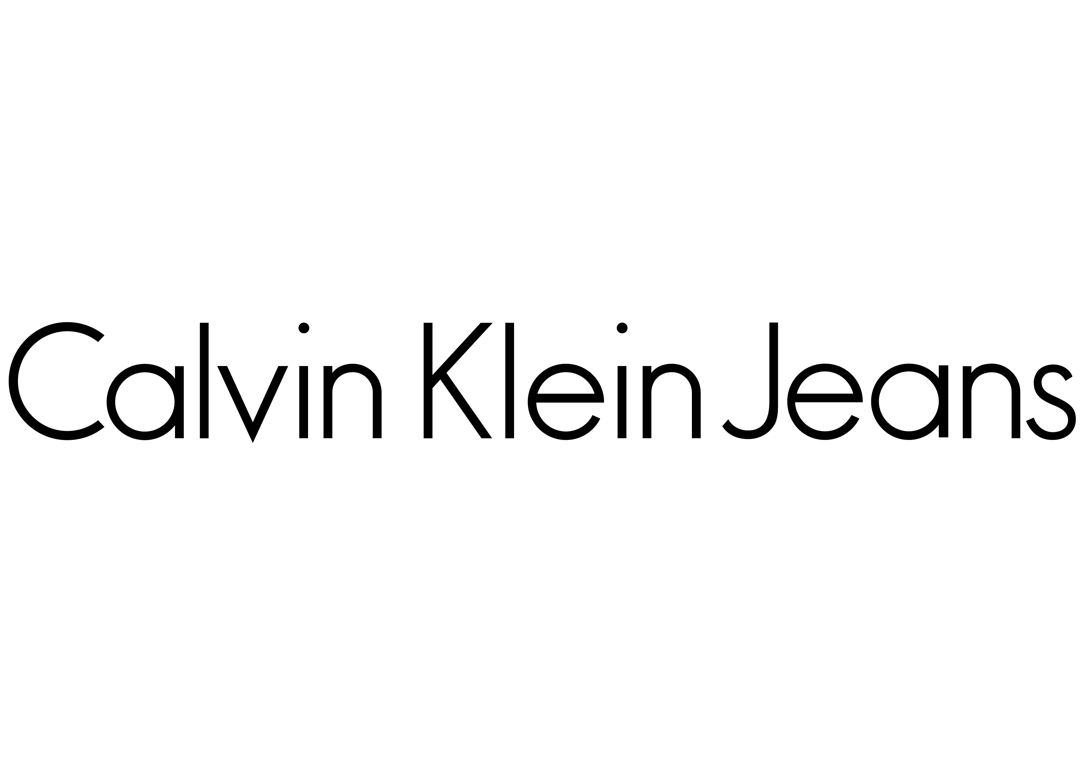 Calvin Klein Jeans brand logo for premium denim and casual fashion