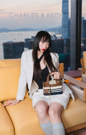 Charles & Keith fashion store image featuring stylish shoes, bags and accessories