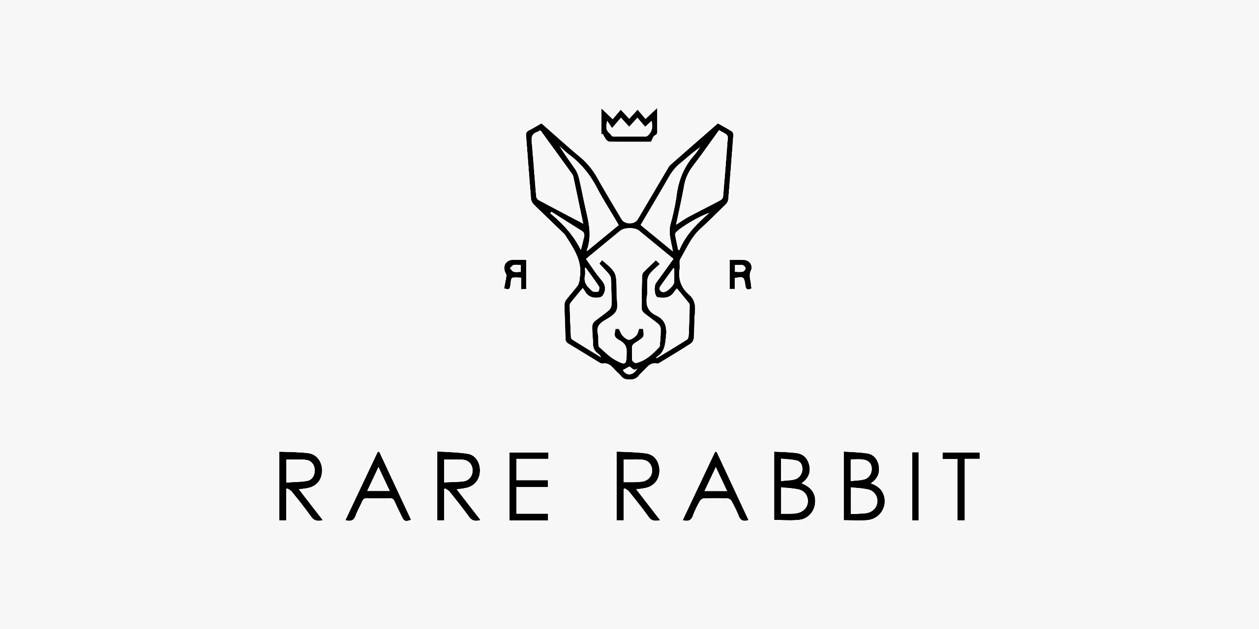 Rare Rabbit brand logo for premium menswear and contemporary fashion