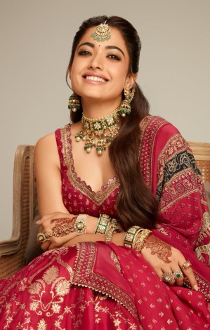 Mohey ethnic fashion store image featuring bridal lehengas and festive apparel
