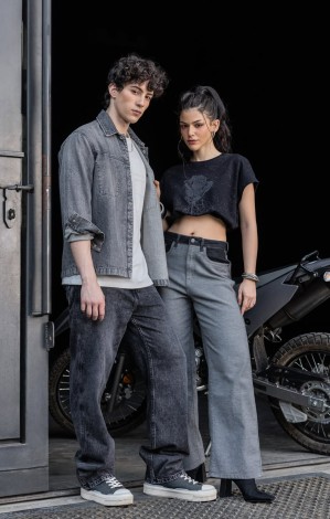 Flying Machine fashion store image featuring stylish jeans, t-shirts and casual wear