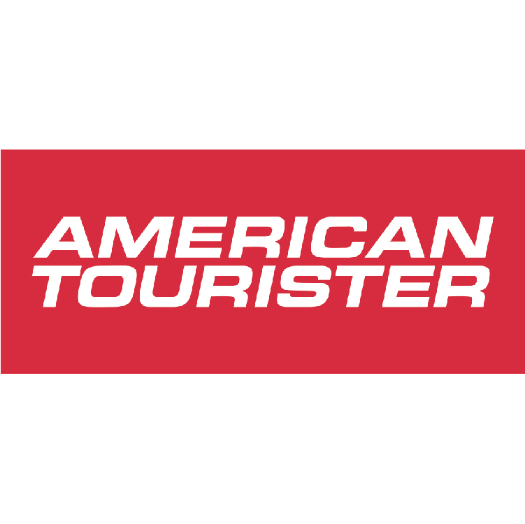American Tourister brand logo for luggage, backpacks and travel accessories