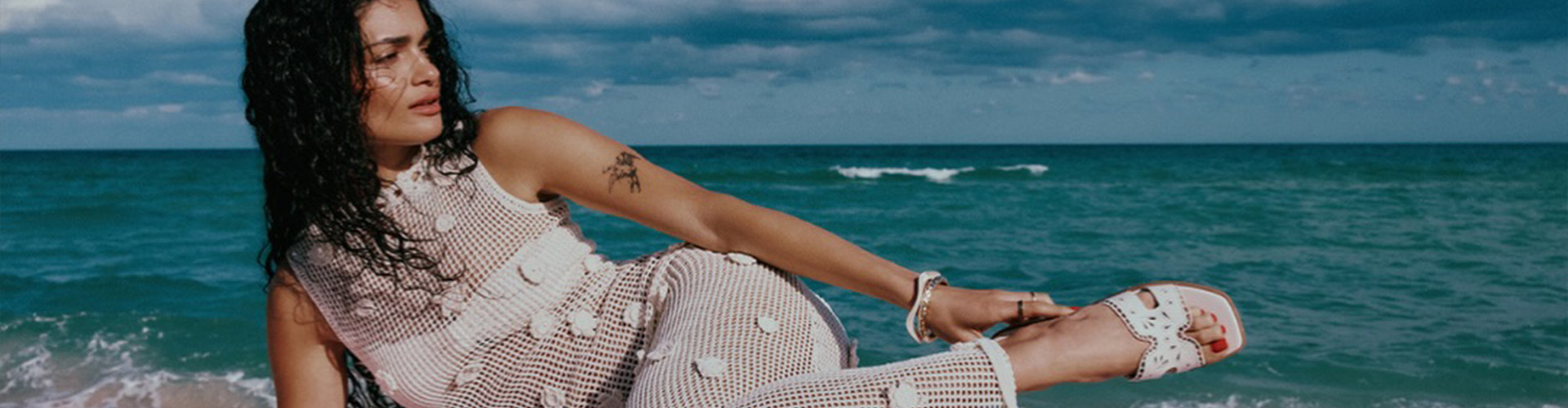 ALDO desktop banner highlighting fashionable footwear and accessories collection